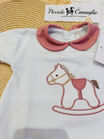 Pagliaccetto Cavallino Rosa Antico 32108 - Piccole Canaglie - PC26529