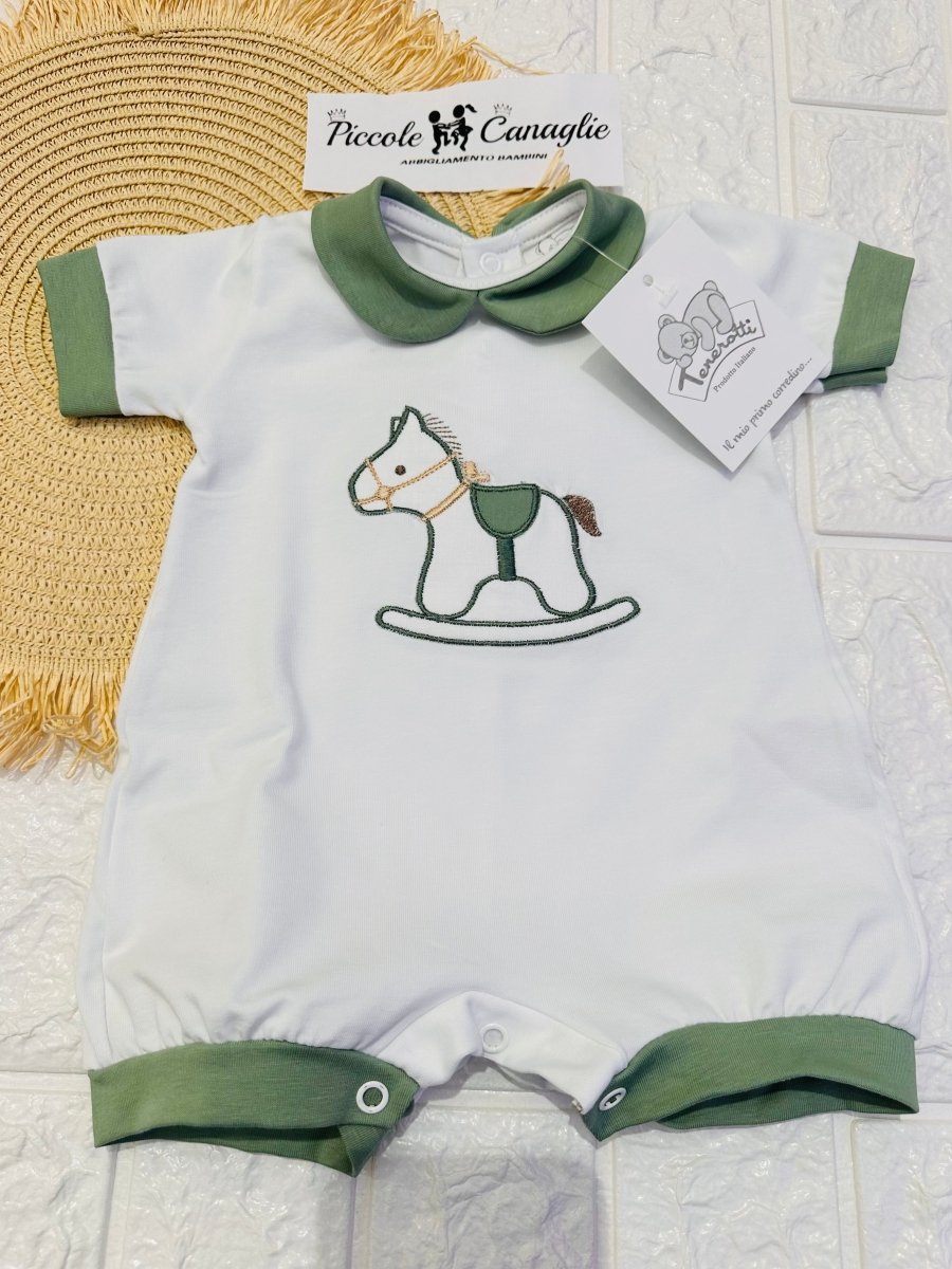 Pagliaccetto cavallino verde 32108 - Piccole Canaglie - PC26538