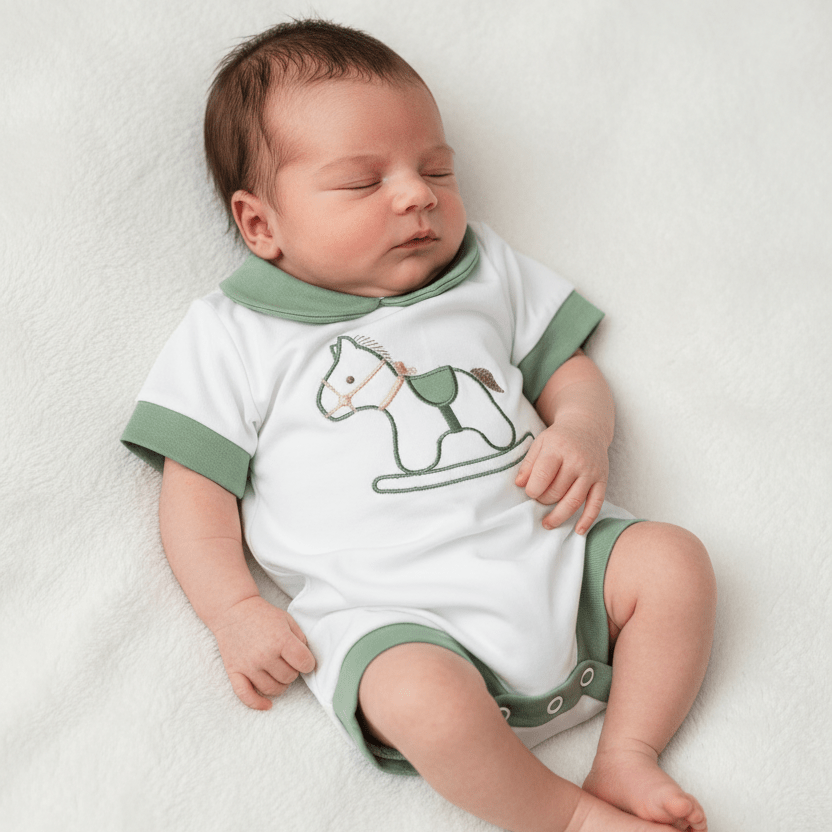 Pagliaccetto cavallino verde 32108 - Piccole Canaglie - PC26538