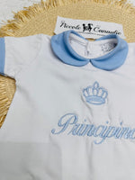 Pagliaccetto Cotone Principino Bianco 32254 - Piccole Canaglie - PC27628