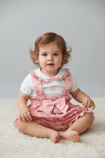 Pagliaccetto Fiocco Fiori Rosa Ng3540 - Piccole Canaglie - PC25246