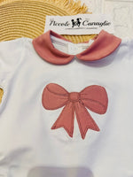 Pagliaccetto fiocco rosa antico 32107 - Piccole Canaglie - PC26541