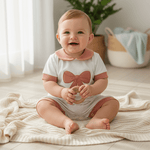 Pagliaccetto fiocco rosa antico 32107 - Piccole Canaglie - PC26541