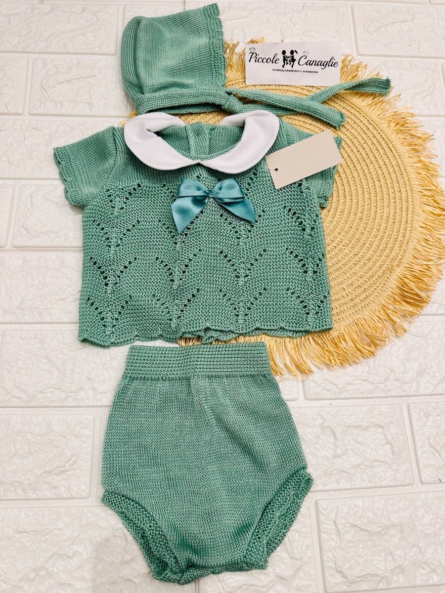 Pagliaccetto Fiocco Verde 1810 - Piccole Canaglie - PC26865