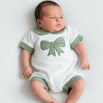 Pagliaccetto fiocco verde 32107 - Piccole Canaglie - PC26547