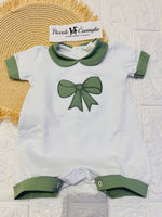 Pagliaccetto fiocco verde 32107 - Piccole Canaglie - PC26547