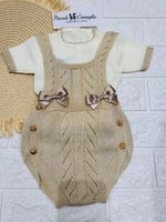 Pagliaccetto In Filo Beige 3105 - Piccole Canaglie - PC26855