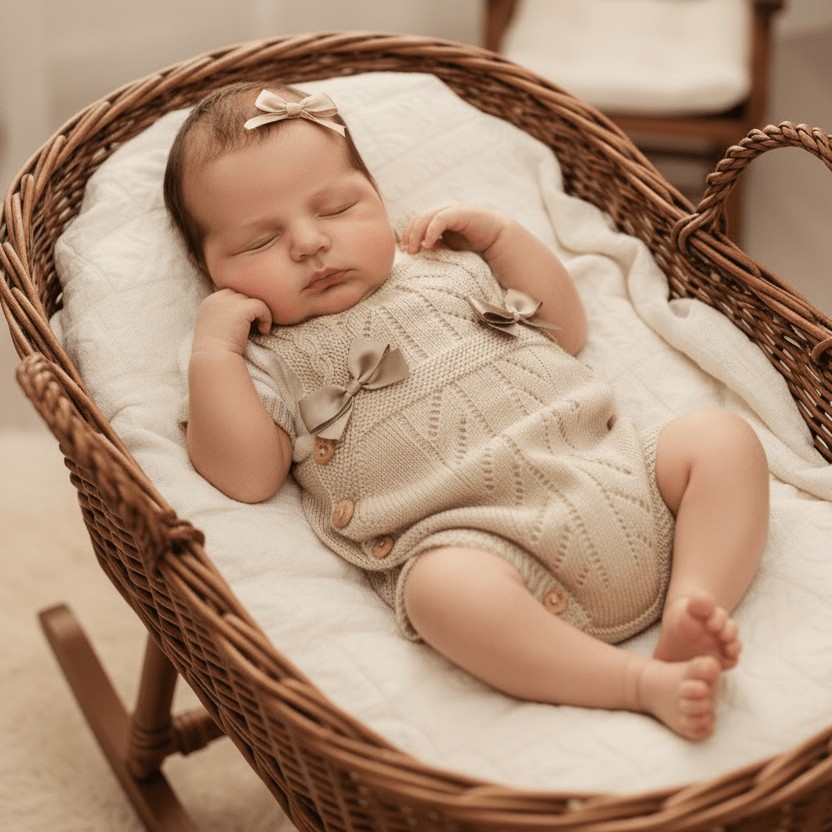 Pagliaccetto In Filo Beige 3105 - Piccole Canaglie - PC26855