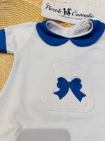 Pagliaccetto orso fiocco oceano 32101 - Piccole Canaglie - PC26553