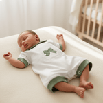 Pagliaccetto orso fiocco verde 32101 - Piccole Canaglie - PC26556