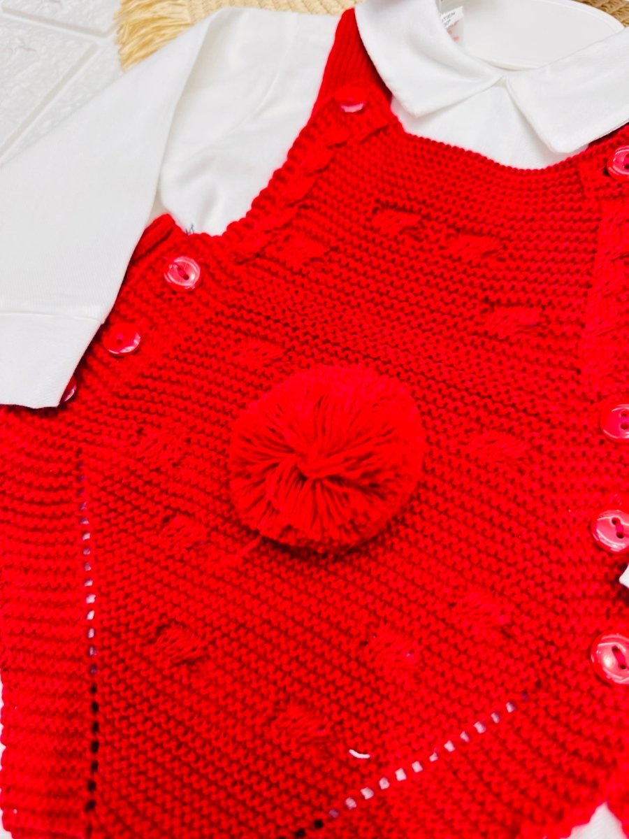 Pagliaccetto Rosso Pon Pon - Piccole Canaglie - PC23954