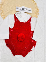 Pagliaccetto Rosso Pon Pon - Piccole Canaglie - PC23954