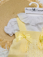 Pagliaccetto Salopetta In Filo Gialla Neoanta 261156 - Piccole Canaglie - PC26848