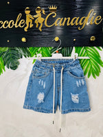 Pantaloncino In Jeans Bimbo Style - Piccole Canaglie - PC28350