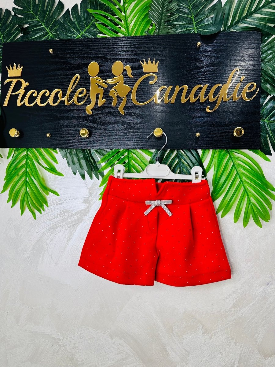 Pantaloncino Rosso - Piccole Canaglie - PC23988