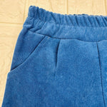 Pantalone camoscio Blu - Piccole Canaglie - PC21071