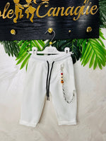 Pantalone Capri Bianco 8808 - Piccole Canaglie - PC26217