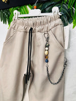 Pantalone Capri Tortora 25380 - Piccole Canaglie - PC25492