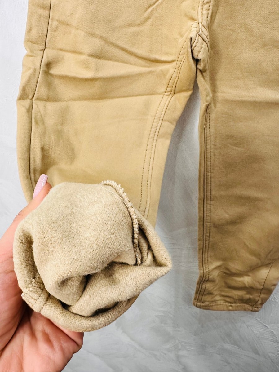 Pantalone caramello felpato - Piccole Canaglie - PC24664