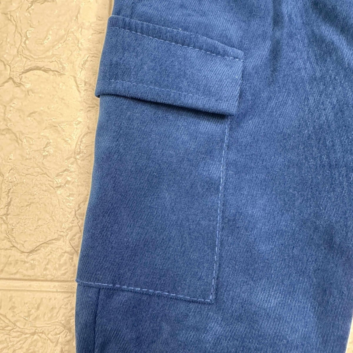 Pantalone cargo Camoscio Blu - Piccole Canaglie - PC21066