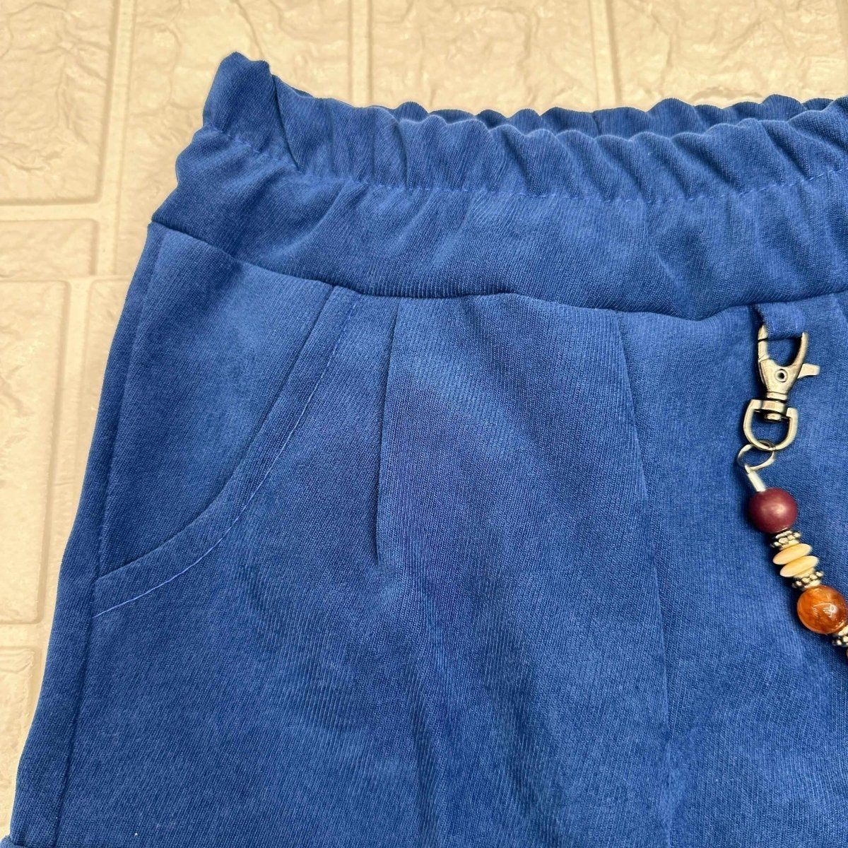 Pantalone cargo Camoscio Blu - Piccole Canaglie - PC21066