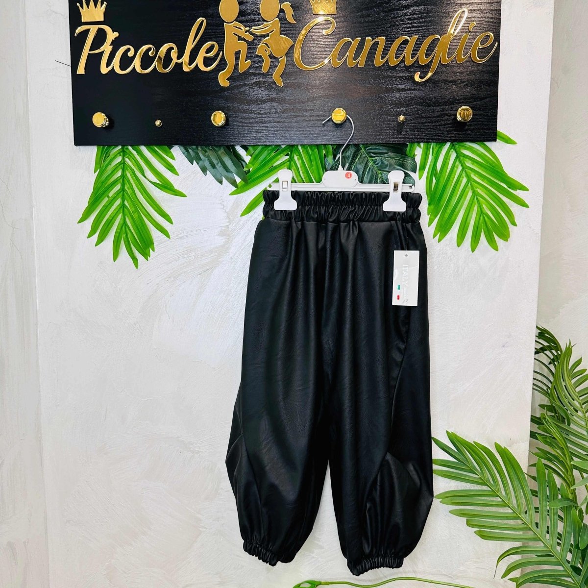 Pantalone EcoPelle Ballon - Piccole Canaglie - PC21667