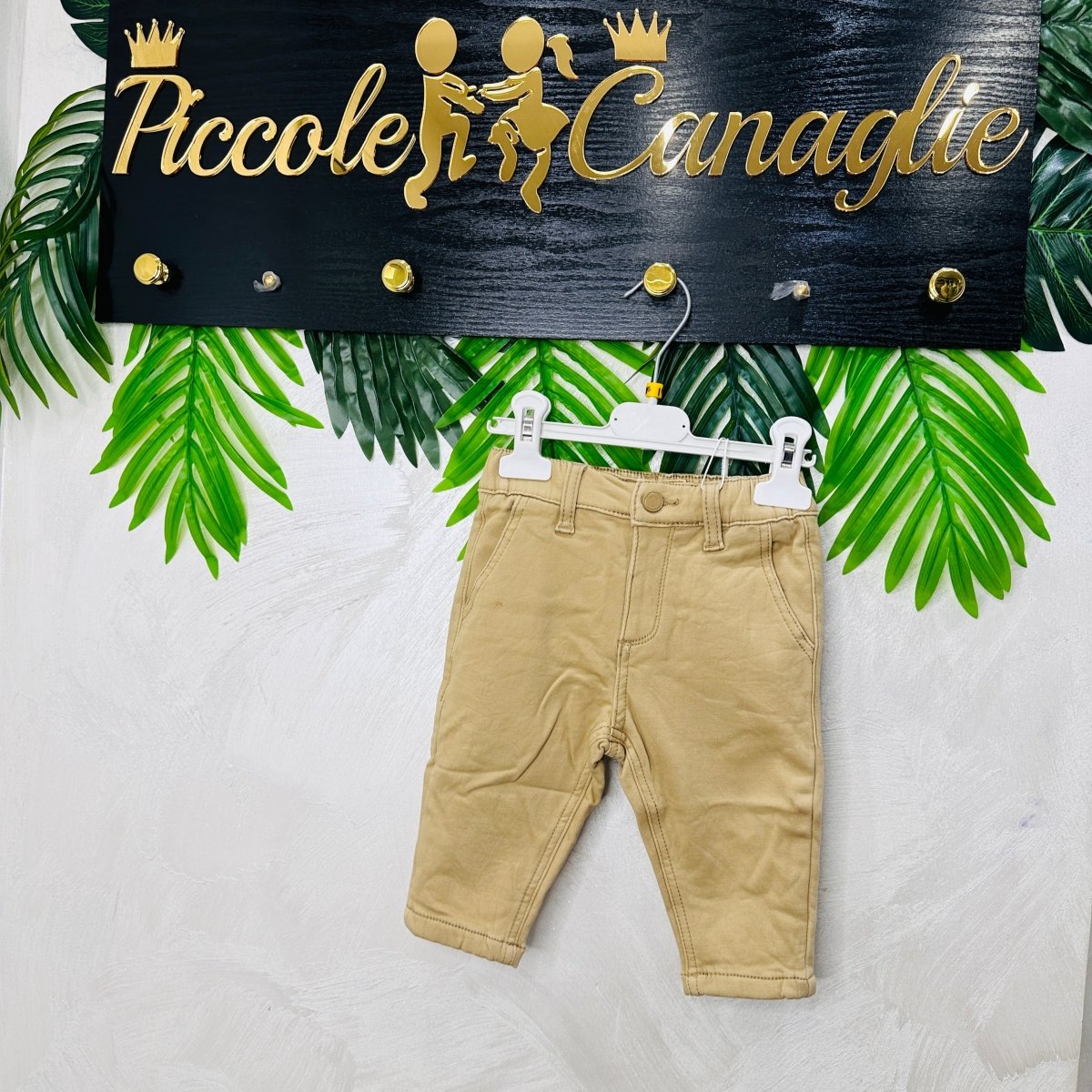 Pantalone felpato Begie - Piccole Canaglie - PC22576