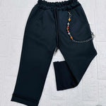 Pantalone modello Capri nero - Piccole Canaglie - PC21234