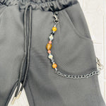 Pantalone modello Capri nero - Piccole Canaglie - PC21234