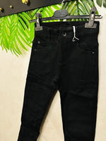 Pantalone nero felpato - Piccole Canaglie - PC24658