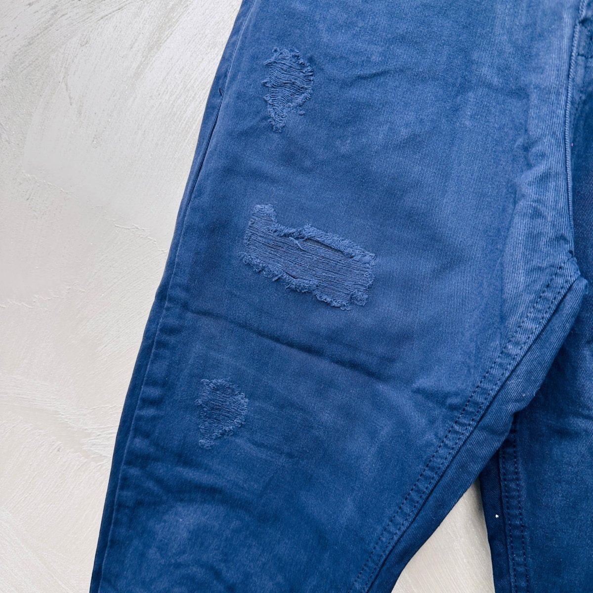 Pantalone Strappo blu - Piccole Canaglie - PC22592