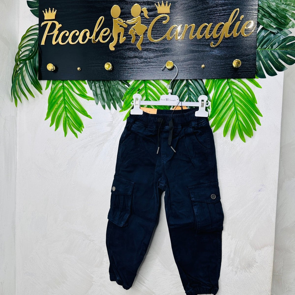 Pantalone Tasconi Blu - Piccole Canaglie - PC22606