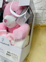 Peluche Neoanti + coperta in pile dim 90x75 NG4753 rosa - Piccole Canaglie - PC29585