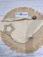 Porta Ciuccio Beige Personalizzabile Wdd07 - Piccole Canaglie - PC26934