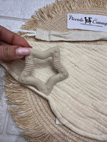 Porta Ciuccio Beige Personalizzabile Wdd07 - Piccole Canaglie - PC26934