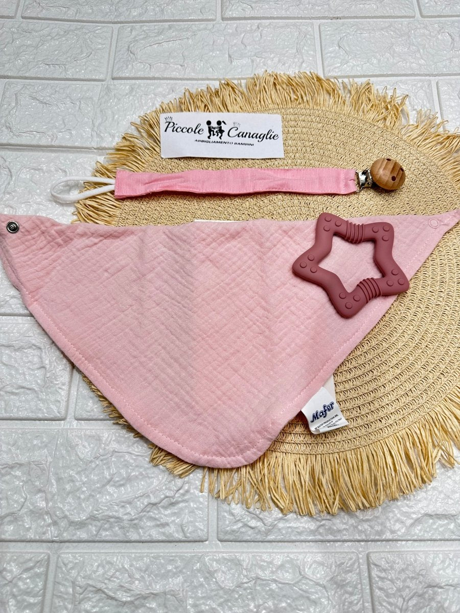 Porta Ciuccio Rosa Personalizzabile Wdd07 - Piccole Canaglie - PC26933