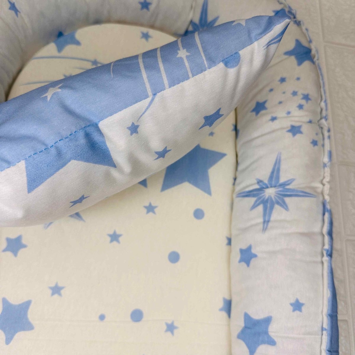 Riduttore carrozzina stelle celeste 75x46 cm - Piccole Canaglie - PC20614