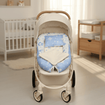 Riduttore carrozzina stelle celeste 75x46 cm - Piccole Canaglie - PC20614