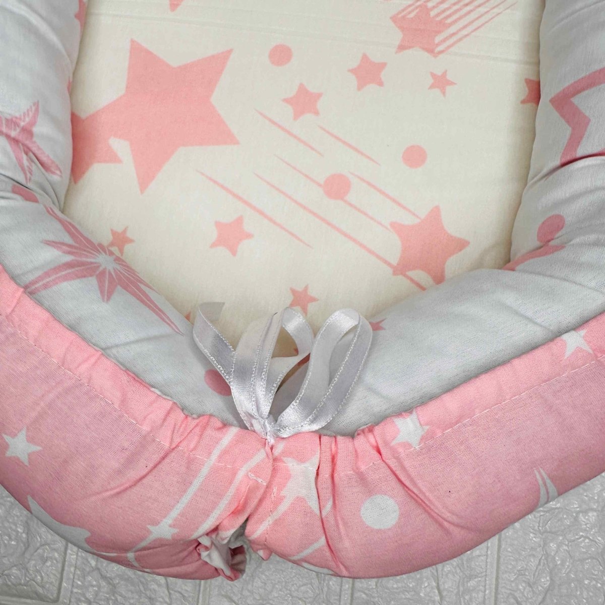 Riduttore carrozzina stelle rosa 75x46 cm - Piccole Canaglie - PC20615
