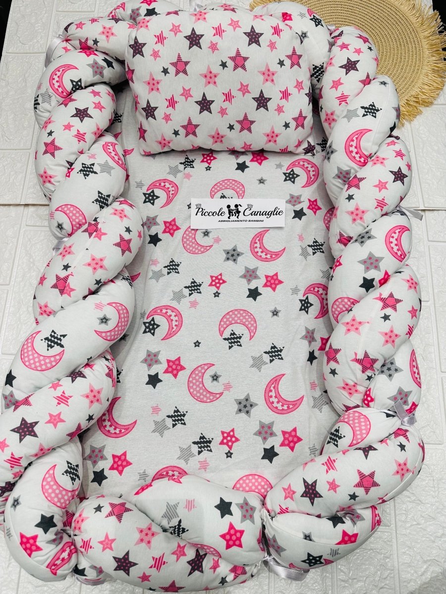 Riduttore Culla Rosa DIM 50x80cm - Piccole Canaglie - PC23336