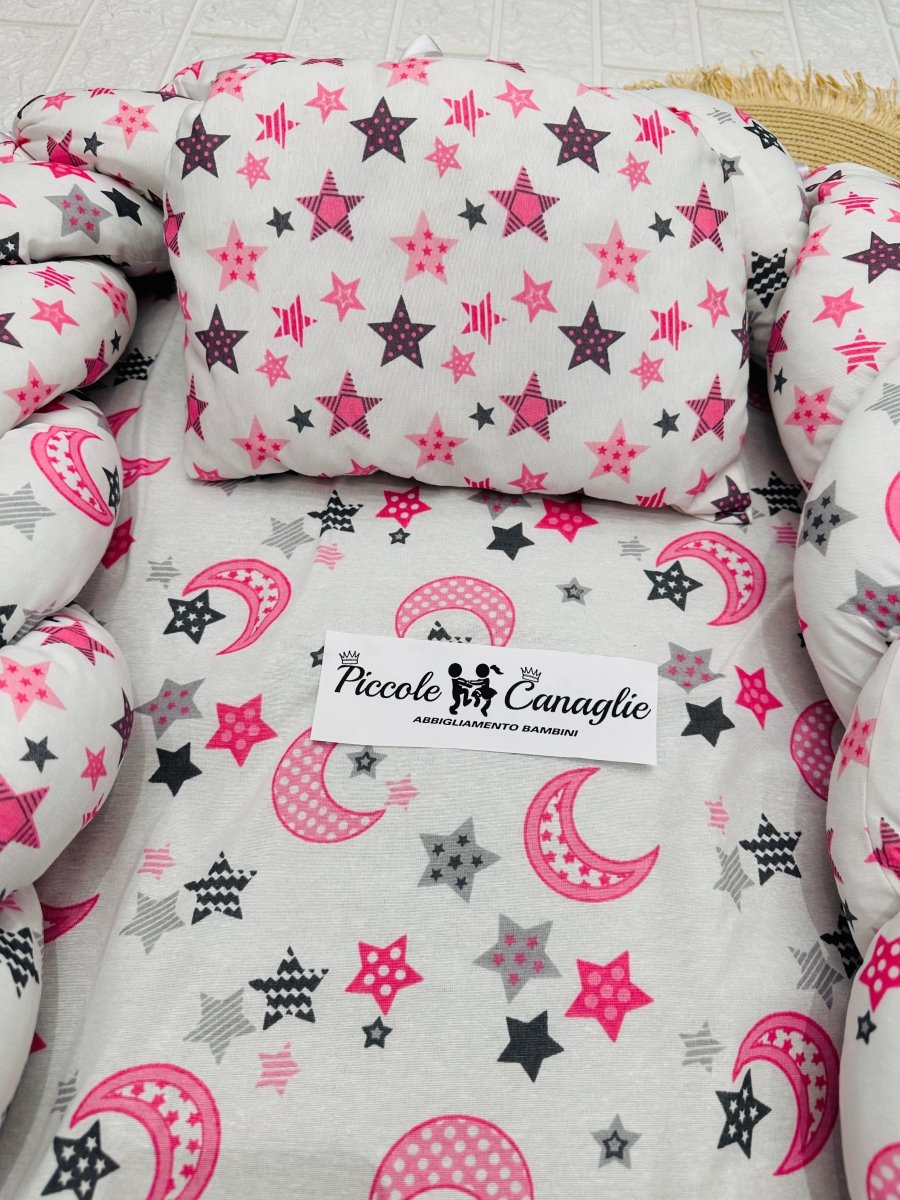 Riduttore Culla Rosa DIM 50x80cm - Piccole Canaglie - PC23336