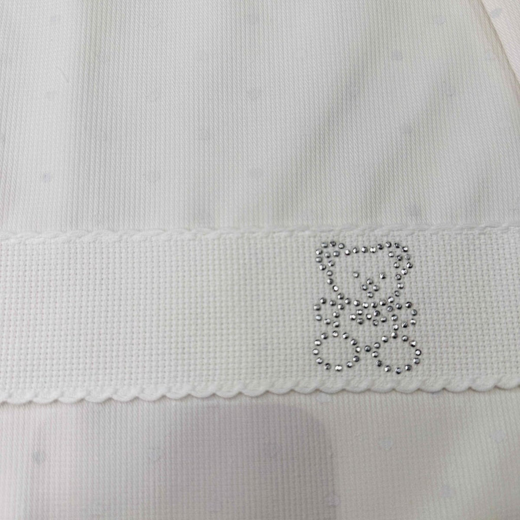 Sacchetto Primo cambio Avorio orsetto Dim35x45 - Piccole Canaglie - PC20618