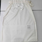 Sacchetto Primo cambio Avorio orsetto Dim35x45 - Piccole Canaglie - PC20618