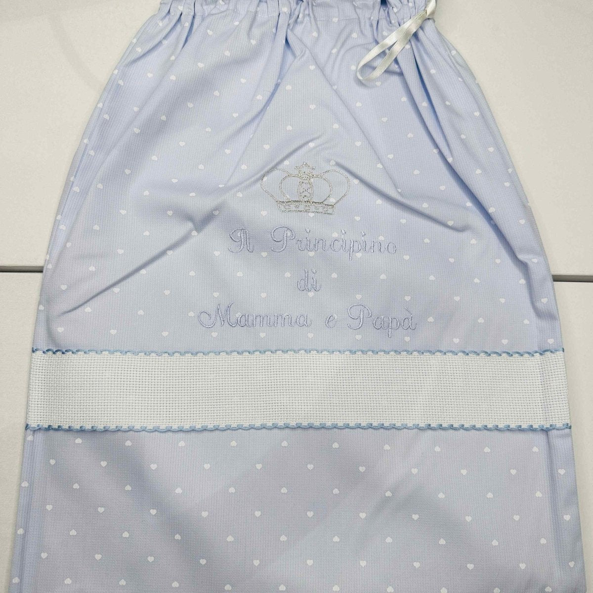 Sacchetto primo cambio Principino dim35x45 - Piccole Canaglie - PC20623