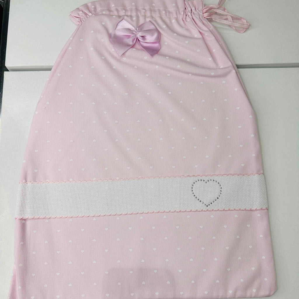 Sacchetto Primo cambio Rosa 🩷Dim35x45 - Piccole Canaglie - PC20622