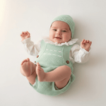 Salopetta Manica Lunga Verde Ng2044 Dis 1 - Piccole Canaglie - PC29145