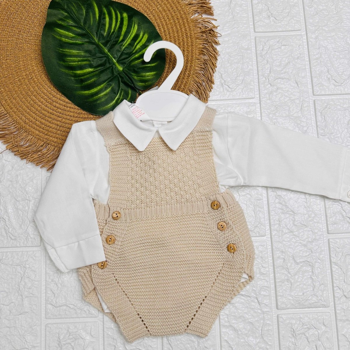 Salopetta Neonati Begie - Piccole Canaglie - PC21846