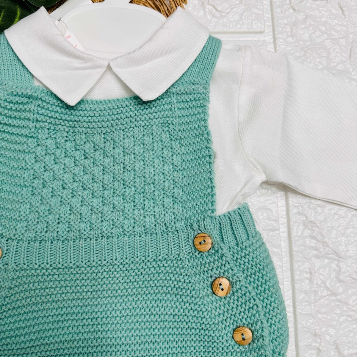 Salopetta Neonati Verde - Piccole Canaglie - PC21852