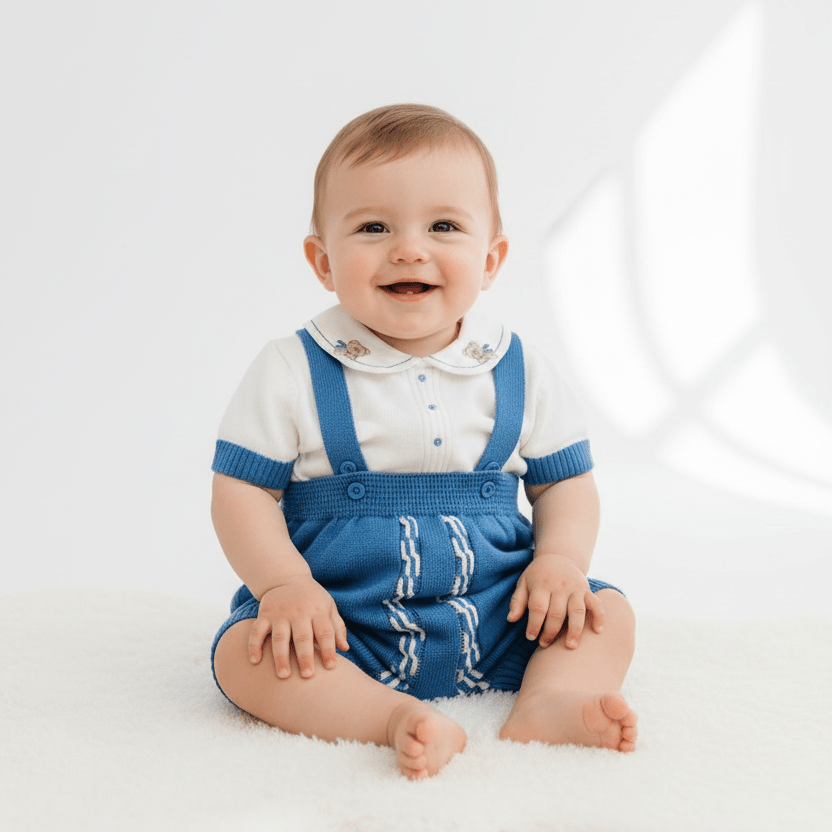 Salopetta Neonato Cotone W9640 Carta Da Zucchero - Piccole Canaglie - PC26459