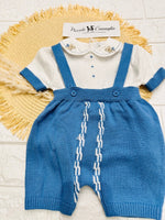 Salopetta neonato cotone W9640 carta da zucchero - Piccole Canaglie - PC26459